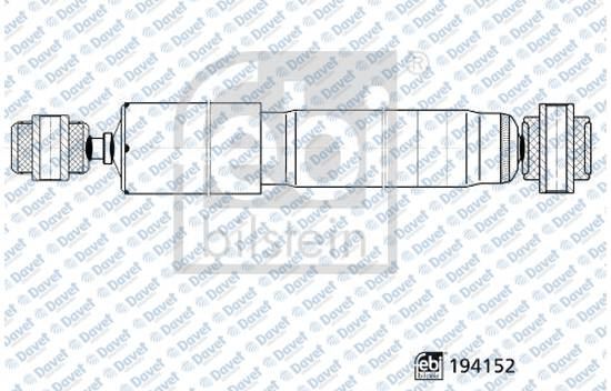 MAY-PN7312106 Amortisor Arka R/L-(Peugeot  Partner Tepee 08/14/Citroen  Berlingo 08/14 )